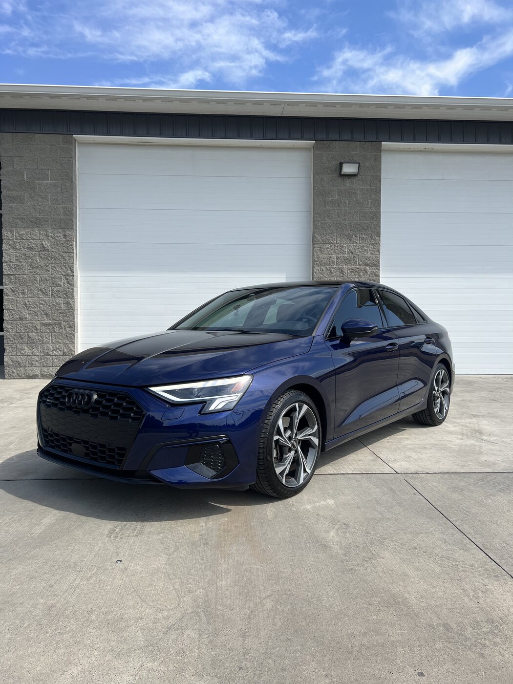 Ceramic coated Audi sedan detailed by Refined Rides in Yakima, WA